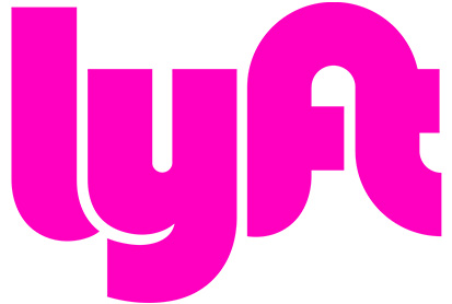 lyft logo - pink