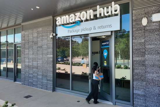 Amazon hub entrance 