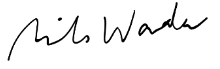 Image of Richard Wada's signature