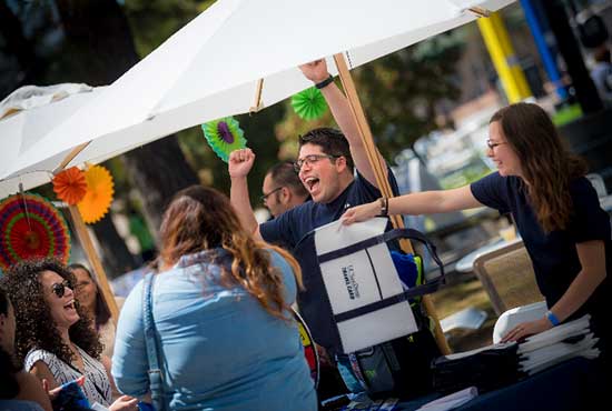  IPPS tabling at the staff summer celebration